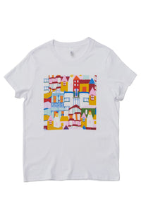 Elodie Organic Cotton Tee - Urban Scapes