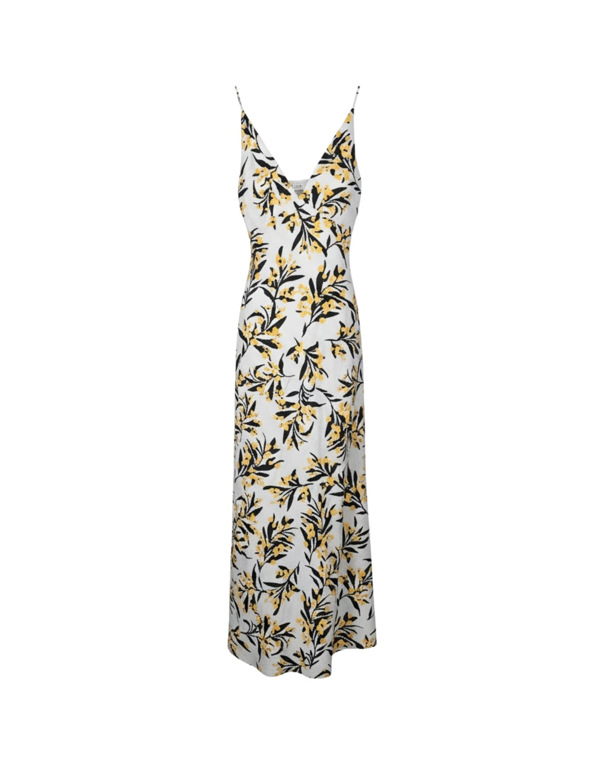 Floral patterned dress on a white background