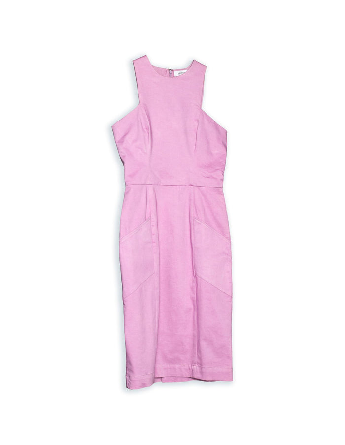 DEVOI Maddison dress in lilac. Front view