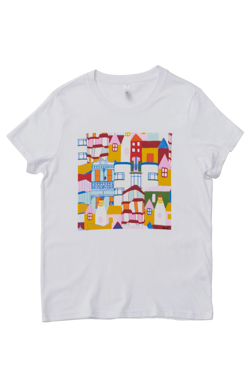 PRE-ORDER: Elodie Organic Cotton Tee - Urban Scapes