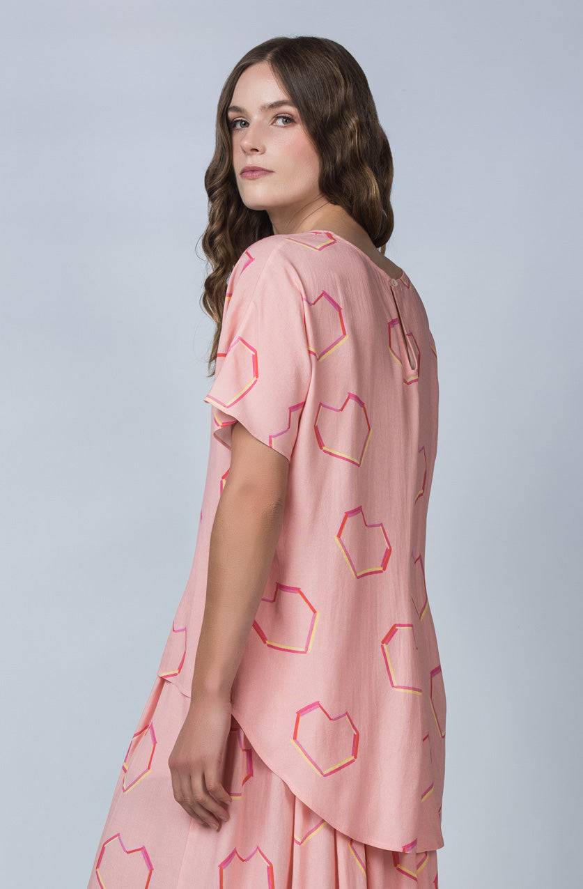 Annabella top - Neon Heart
