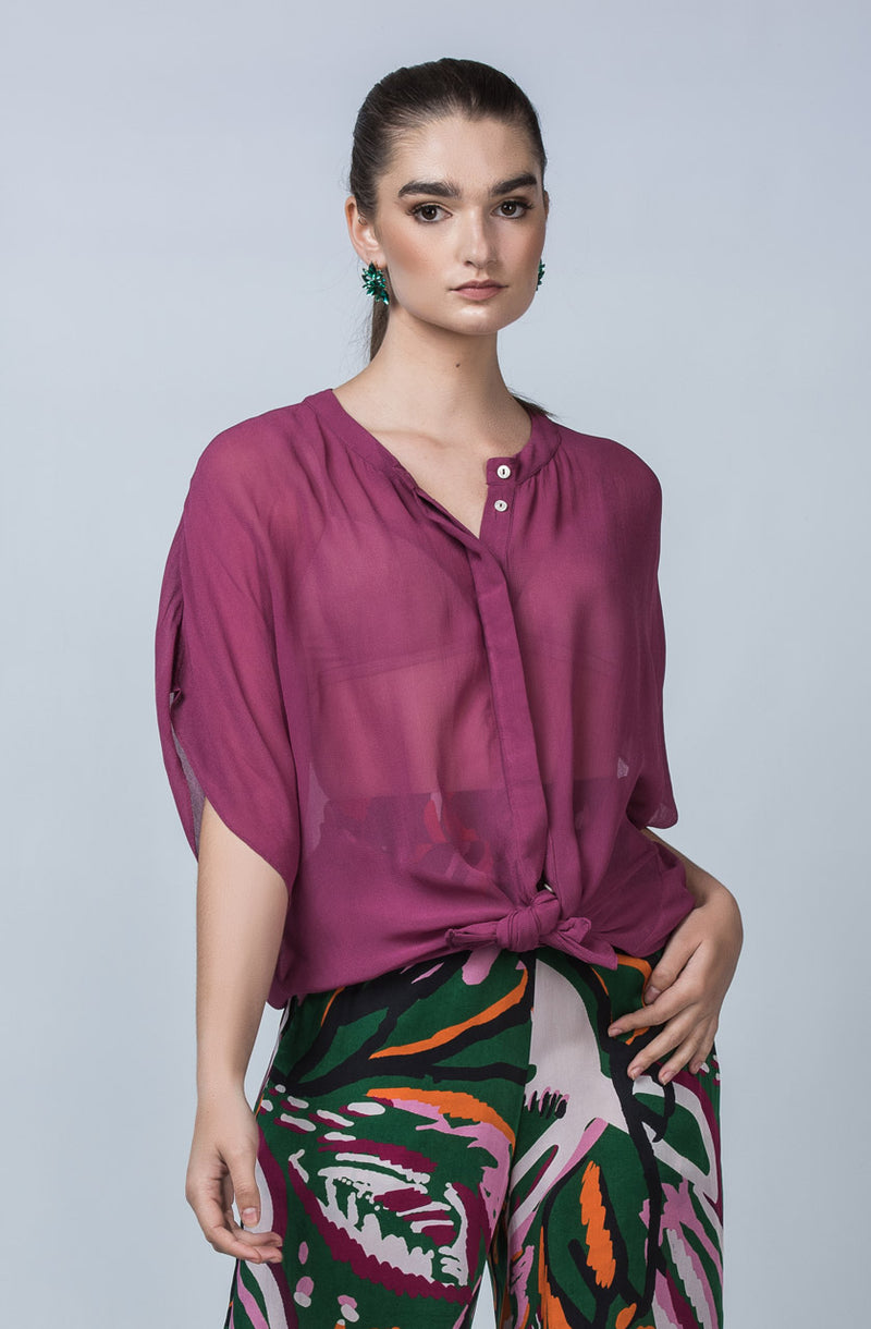 Cate Top - Rich Purple
