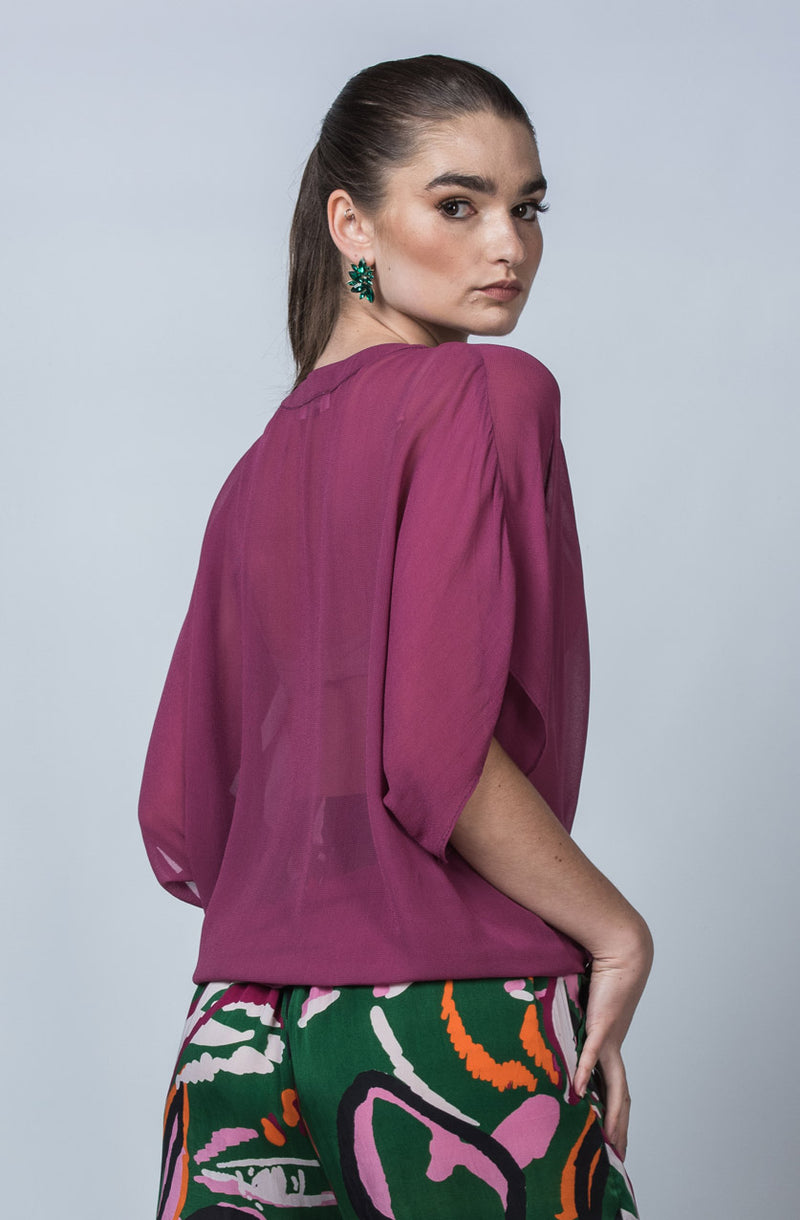 Cate Top - Rich Purple