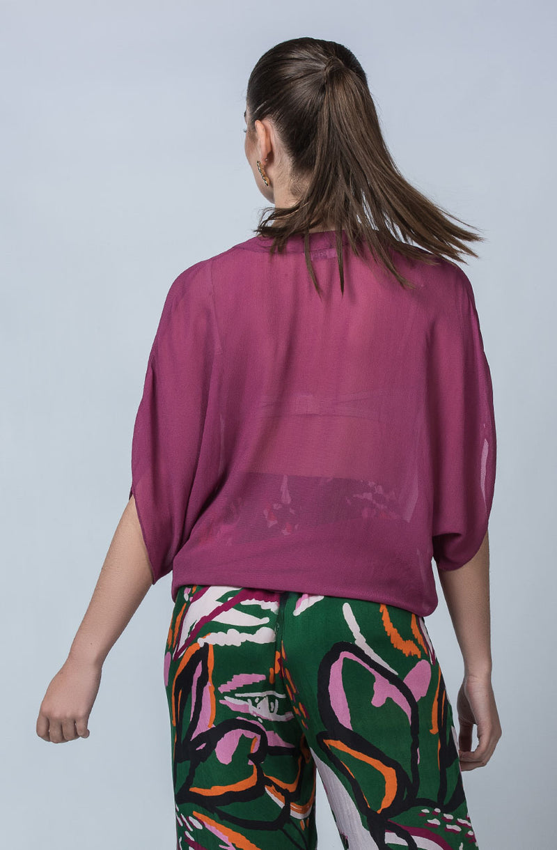 Cate Top - Rich Purple