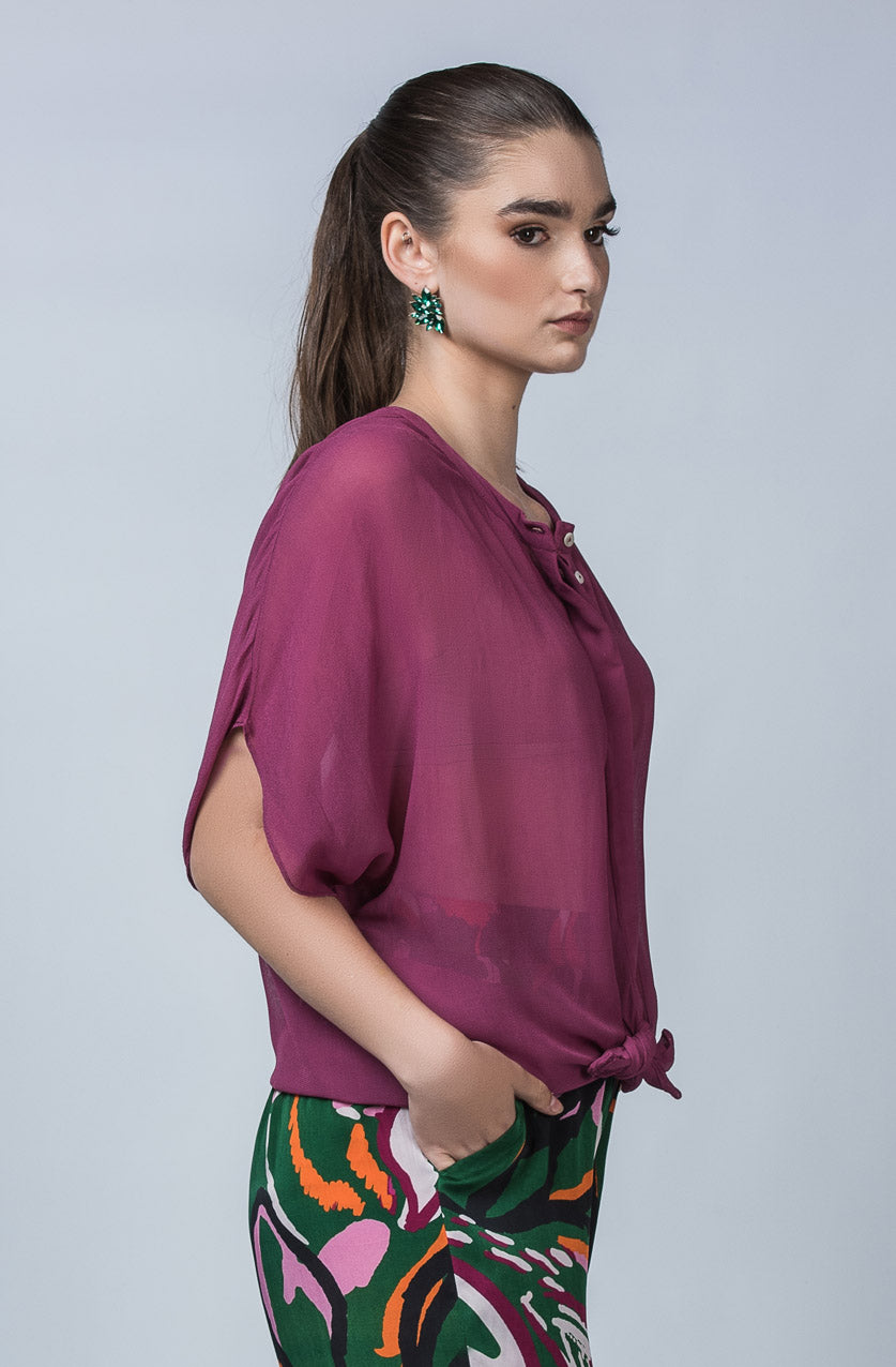 Cate Top - Rich Purple