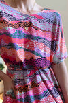 DEVOI printed Anna dress is your day-to-night go to! It's a super comfy, slouchy A-line dress with raglan sleeves with side seam pockets