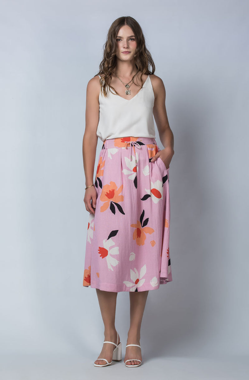 Kathleen Skirt - Lilac Magnolia