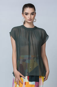 Ophelia Top - Evergreen
