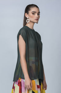 Ophelia Top - Evergreen