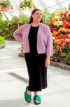 Ava knit cardigan - Lilac