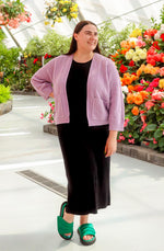 Ava knit cardigan - Lilac