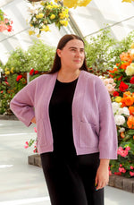 Ava knit cardigan - Lilac