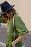 Keeva Top -  Moss Green